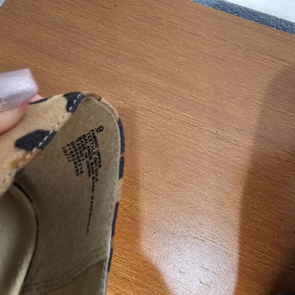 Ladies Mossimo Cheetah Print High Heels Shoes Size 9 Velvetty Texture Never Worn - Picture 6 of 13